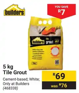 Builders Warehouse Tile Grout offer