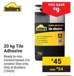 Builders Warehouse Tile Adhesive offer