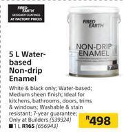 Builders Warehouse Fired Earth 5L Water Based Non Drip Enamel offer