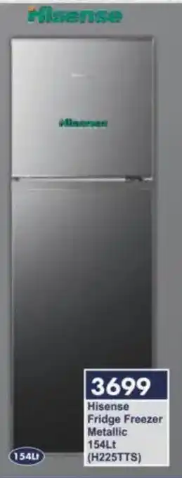 President Hyper Hisense Fridge Freezer Metallic offer