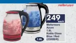 President Hyper Mellerware Azure Kettle Glass Blue/Red offer