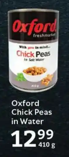 Oxford Freshmarket Oxford Chick Peas in Water offer