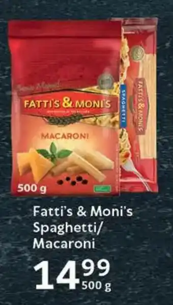 Oxford Freshmarket Fatti's & Moni's Spaghetti/ Macaroni offer