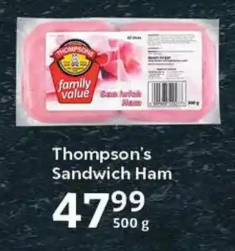 Oxford Freshmarket Thompson's Sandwich Ham offer