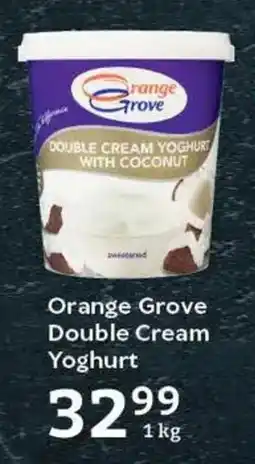 Oxford Freshmarket Orange Grove Double Cream Yoghurt offer