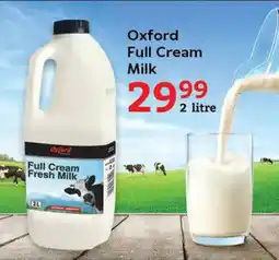 Oxford Freshmarket Oxford Full Cream Milk offer