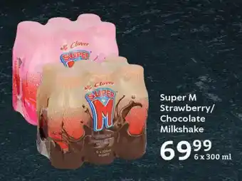 Oxford Freshmarket Super M Strawberry/ Chocolate Milkshake offer