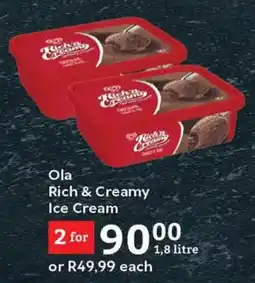 Oxford Freshmarket Ola Rich & Creamy Ice Cream offer