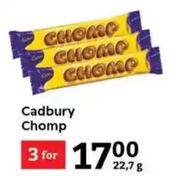 Oxford Freshmarket Cadbury Chomp offer