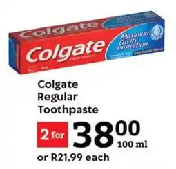 Oxford Freshmarket Colgate Regular Toothpaste offer