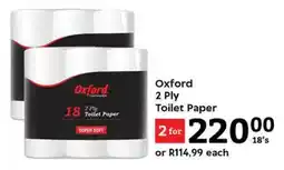 Oxford Freshmarket Oxford 2 Ply Toilet Paper offer