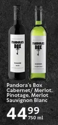 Oxford Freshmarket Pandora's Box Cabernet/Merlot, Pinotage, Merlot Sauvignon Blanc offer