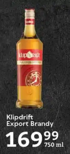 Oxford Freshmarket Klipdrift Export Brandy offer