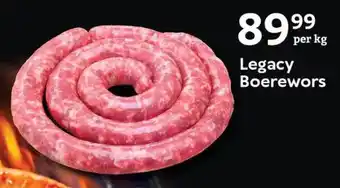 Oxford Freshmarket Legacy Boerewors offer