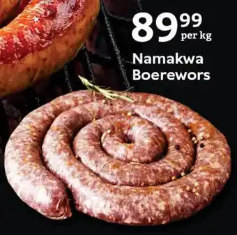 Oxford Freshmarket Namakwa Boerewors offer