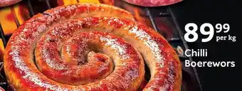 Oxford Freshmarket Chilli Boerewors offer