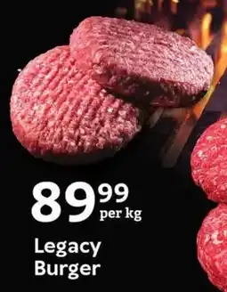 Oxford Freshmarket Legacy Burger offer