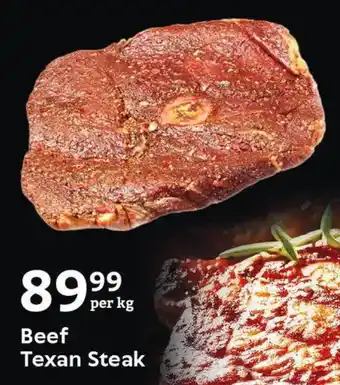 Oxford Freshmarket Beef Texan Steak offer