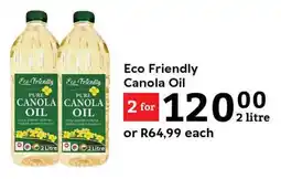 Oxford Freshmarket Eco Friendly Canola Oil offer