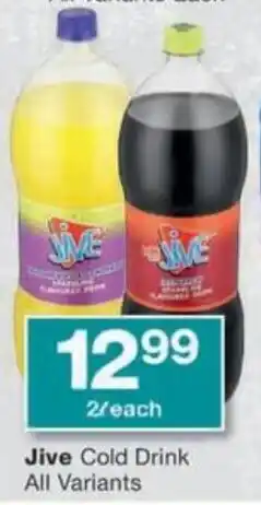 Checkers Hyper Jive Cold Drink All Variants offer