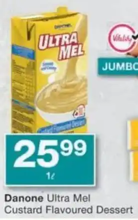 Checkers Hyper Danone Ultra Mel Custard Flavoured Dessert offer