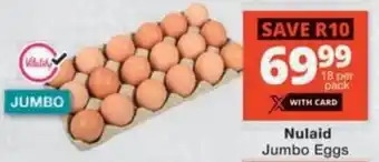 Checkers Hyper Nulaid Jumbo Eggs offer