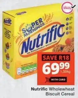 Checkers Hyper Nutrific Wholewheat Biscuit Cereal offer