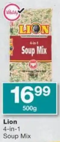 Checkers Hyper Lion 4-in-1 Soup Mix offer