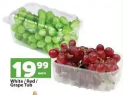 Check Save White/Red/ Grape Tub offer