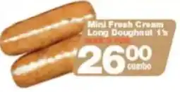 Check Star Mini Fresh Cream Long Doughnut offer