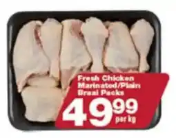 Check Star Fresh Chicken Marinated/Plain Braai Packs offer