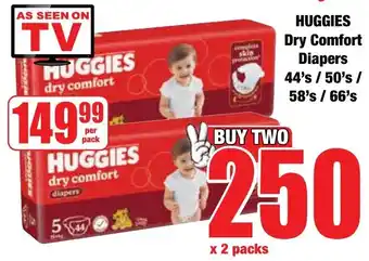 Boxer Superstores HUGGIES Dry Comfort Diapers offer