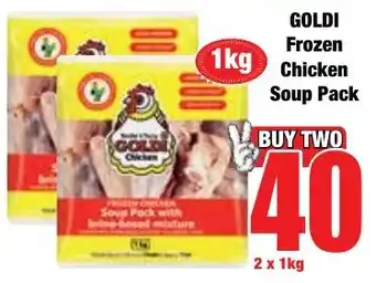 Boxer Superstores GOLDI Frozen Chicken Soup Pack offer