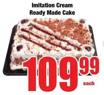 Boxer Superstores Imitation Cream Ready Made Cake offer