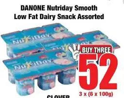 Boxer Superstores DANONE Nutriday Smooth Low Fat Dairy Snack Assorted offer