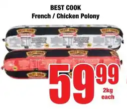 Boxer Superstores BEST COOK French/ Chicken Polony offer