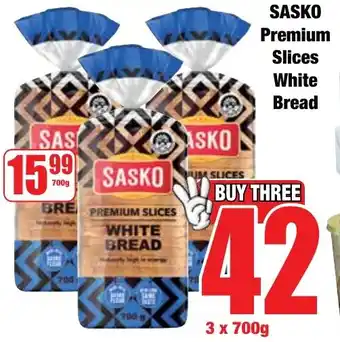 Boxer Superstores SASKO Premium Slices White Bread offer