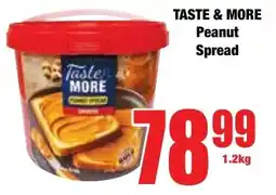 Boxer Superstores TASTE & MORE Peanut Spread offer