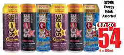 Boxer Superstores SCORE Energy Drink Assorted offer