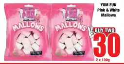 Boxer Superstores YUM FUN Pink & White Mallows offer