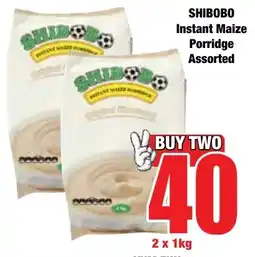 Boxer Superstores SHIBOBO Instant Maize Porridge Assorted offer