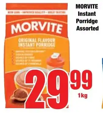 Boxer Superstores MORVITE Instant Porridge Assorted offer