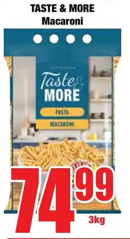 Boxer Superstores TASTE & MORE Macaroni offer