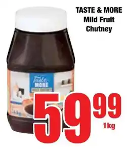 Boxer Superstores TASTE & MORE Mild Fruit Chutney offer