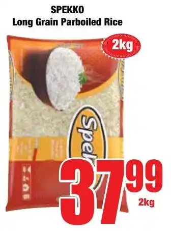 Boxer Superstores SPEKKO Long Grain Parboiled Rice offer