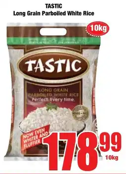 Boxer Superstores TASTIC Long Grain Parboiled White Rice offer