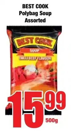 Boxer Superstores BEST COOK Polybag Soup Assorted offer