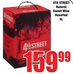 Boxer Superstores 4TH STREET Natural Sweet Wine Assorted offer