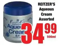 Boxer Superstores REITZER'S Aqueous Cream Assorted offer