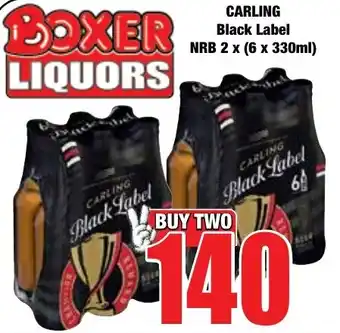 Boxer Superstores CARLING Black Label NRB offer